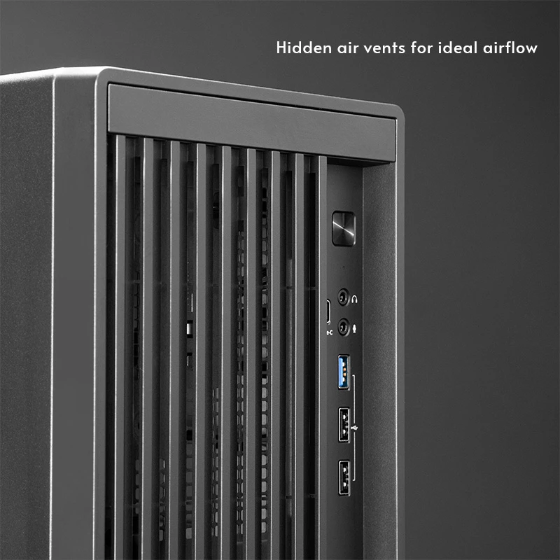 PC korpus CHIEFTEC BS-20B-OP Midi Tower, must, microATX/Mini-ITX, 2x 3,5 tolli, max GPU 27 cm, 1x 5,25 tolli sahtel, USB-C