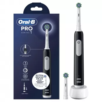 Oral-B Pro Series 1 täiskasvanute võnkuv hambahari Must, Valge