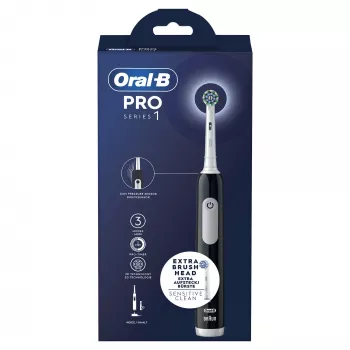 Oral-B Pro Series 1 täiskasvanute võnkuv hambahari Must, Valge