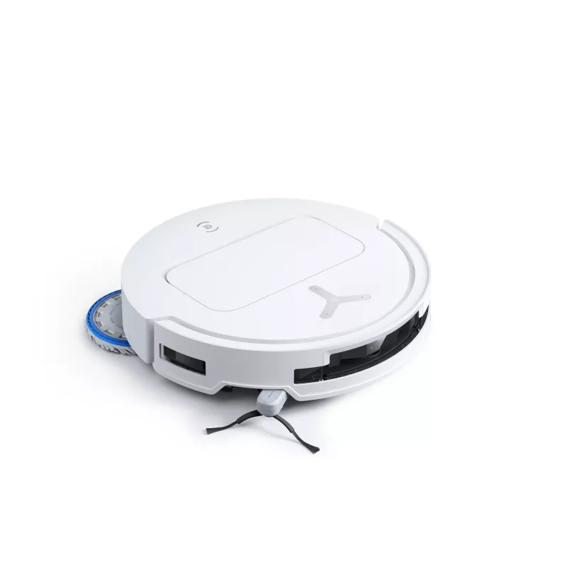 Robotolmuimeja Ecovacs Deebot T50 Pro Omni — 185 min tööaeg, 6400 mAh aku, 3 L baastolmu mahutavus, D-ToF lidar navigatsioon, märgpühkimine, 9 mm ületus