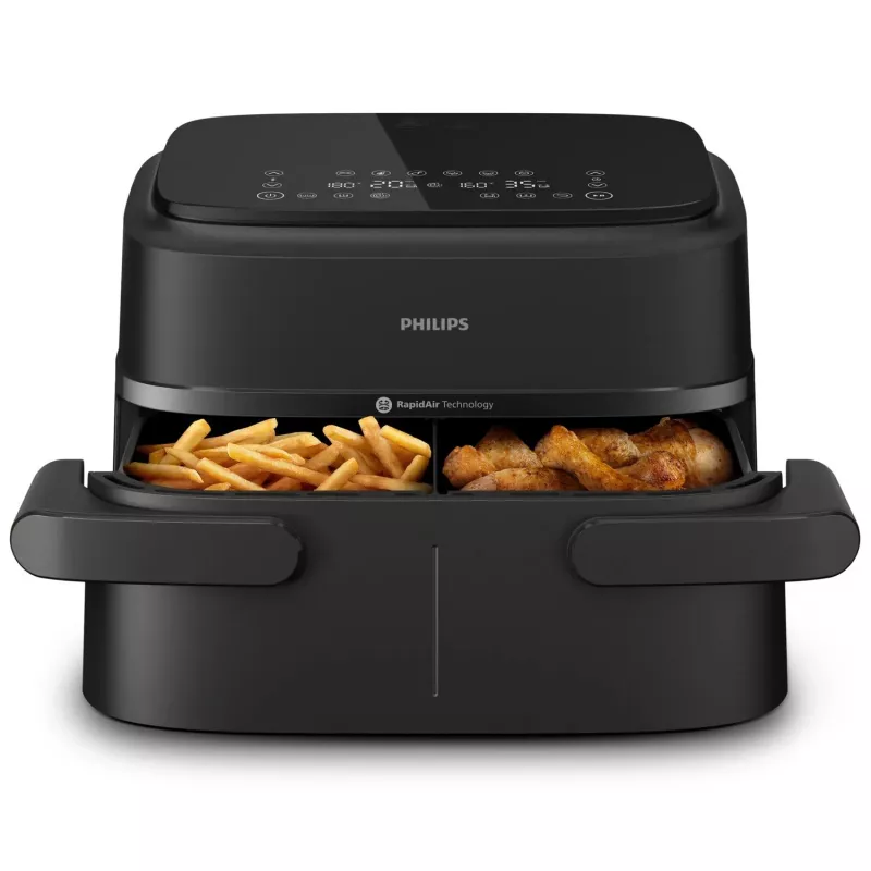 Philips 1000 series NA150/00 fritüür Topelt 7 L Eraldiseisev 2450 W Kuumaõhufritüür Must