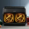 Philips 1000 series NA150/00 fritüür Topelt 7 L Eraldiseisev 2450 W Kuumaõhufritüür Must