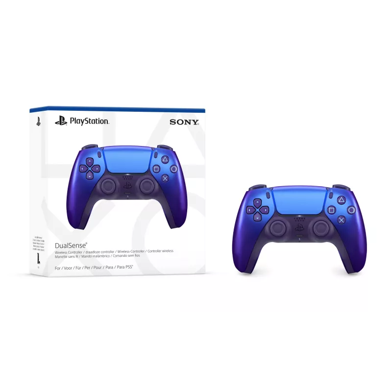 Gamepad Sony Indigo Bluetooth/USB for PlayStation 5 — Wireless & Wired, USB-C, Speaker, Headphone Out