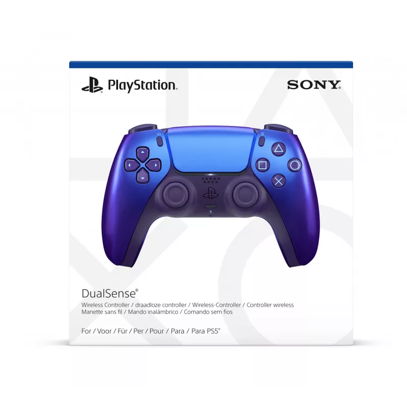 Gamepad Sony Indigo Bluetooth/USB for PlayStation 5 — Wireless & Wired, USB-C, Speaker, Headphone Out