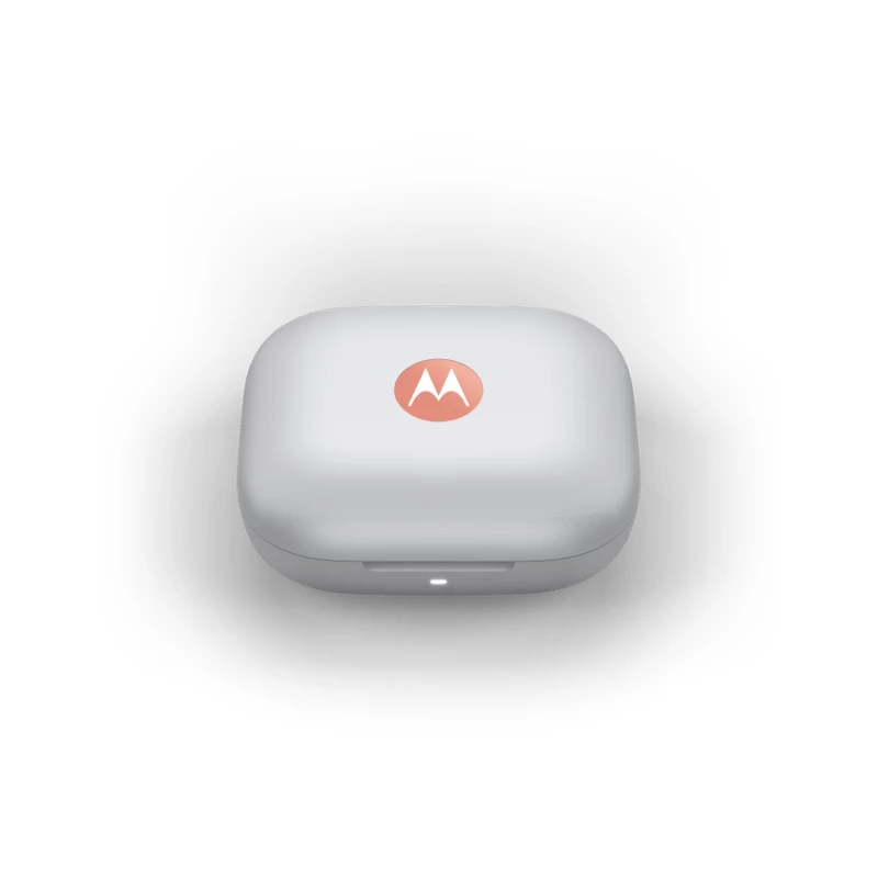 Juhtmevabad kõrvasisesed kõrvaklapid Motorola Moto Buds — Coral, Bluetooth 5.3, ANC, Dolby Atmos, 9 h taasesitus (42 h ümbrisega)