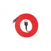 BASEUS põimitud Cafule kiirlaadimiskaabel – USB Type-A kuni USB-C 2A – 2m – Punane (Nailon)