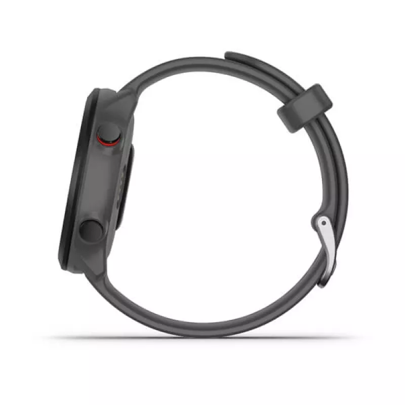 Nutikell GARMIN Forerunner 55, ümmargune 42 mm korpus, hall, silikoonrihm, GPS/GLONASS/Galileo, 5 ATM veekindlus