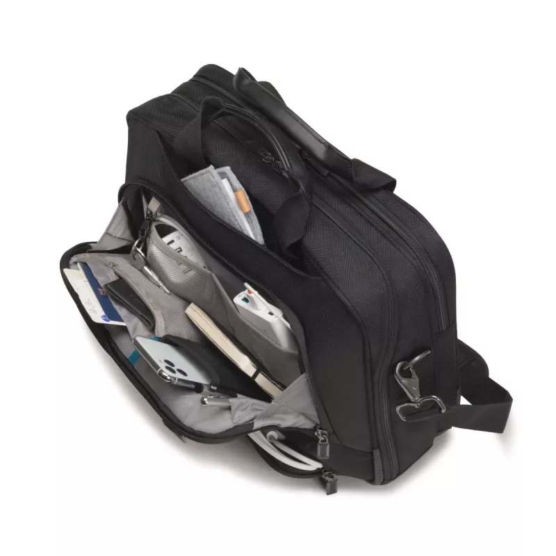 DICOTA Top Traveller Pro - 12-14.1in sülearvutikott - Must / 1680d Rpet polüester