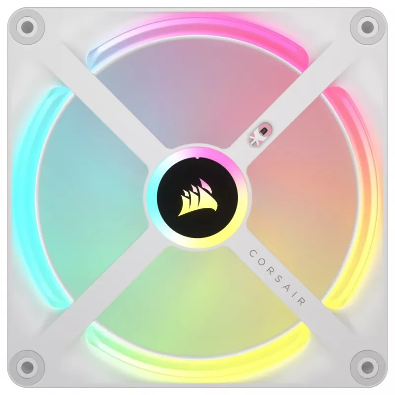 CORSAIR Qx RGB Series Icue Link Qx140 RGB Valge140mm Magnetic Dome RGB Fan Expansion Kit