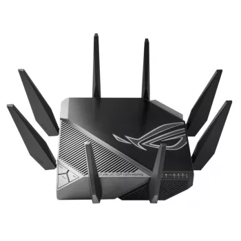 ASUS GT-AXE11000 traadita ruuter Gigabit Ethernet Kolmriba (2,4 GHz / 5 GHz / 6 GHz) Must