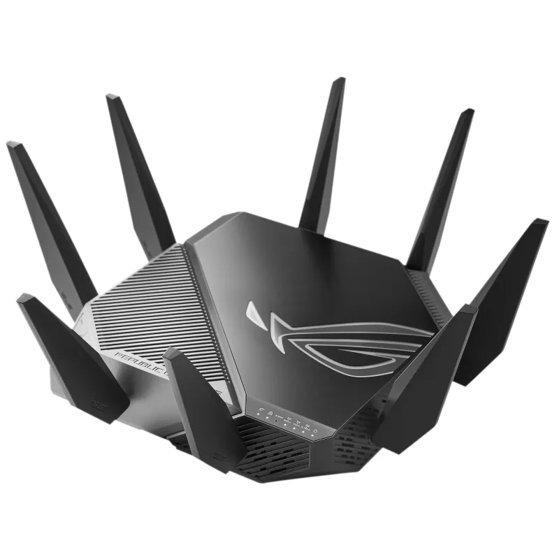 ASUS GT-AXE11000 traadita ruuter Gigabit Ethernet Kolmriba (2,4 GHz / 5 GHz / 6 GHz) Must