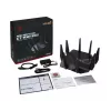 ASUS GT-AXE11000 traadita ruuter Gigabit Ethernet Kolmriba (2,4 GHz / 5 GHz / 6 GHz) Must
