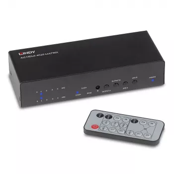 AV maatrikslüliti Lindy 4x2 HDMI 4K60 Matrix