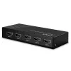 Lindy 5-pordiline HDMI 18G lüliti, HDMI, metall, must, 18 Gbit/s, RF, 4K Ultra HD