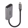 Lindy USB Type C HDMI 8K60 muundur, 0,11 m, USB USB-C, HDMI, isane, emane, sirge