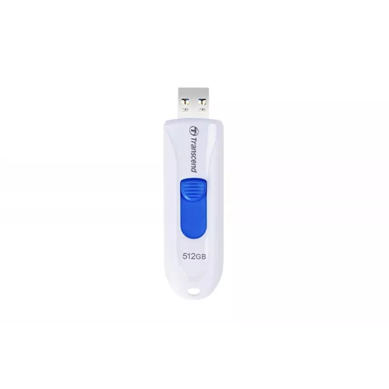 TRANSCEND Jetflash 790w - 512GB USB-mälupulk - USB 3.1 - valge