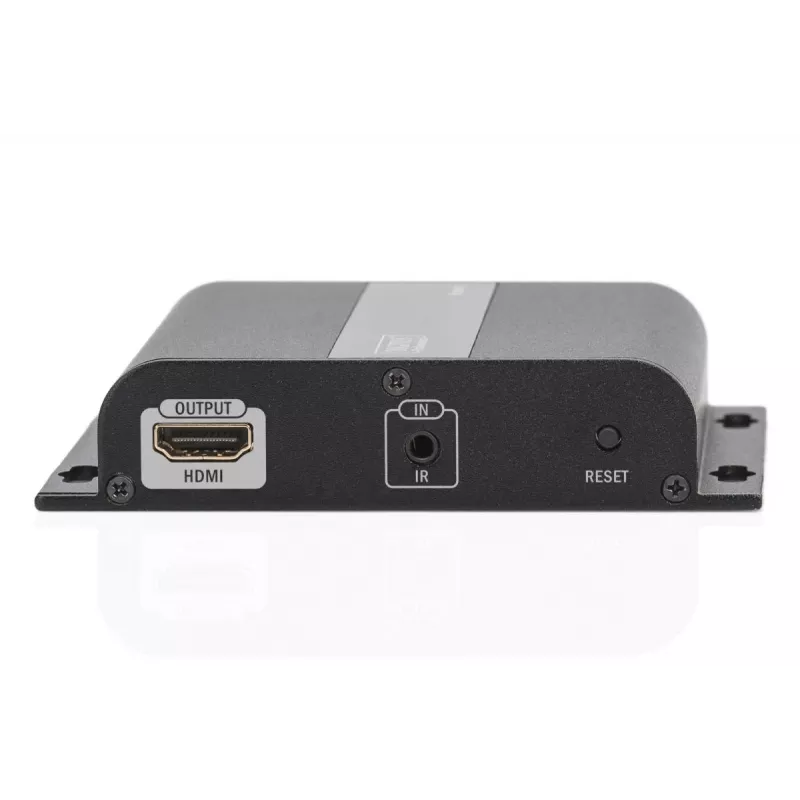 DIGITUS HDMI-pikendaja 4K üle IP, vastuvõtjaplokk võrgukaabli kaudu (CAT 5/5e/6/7), 4K2K/30Hz, must