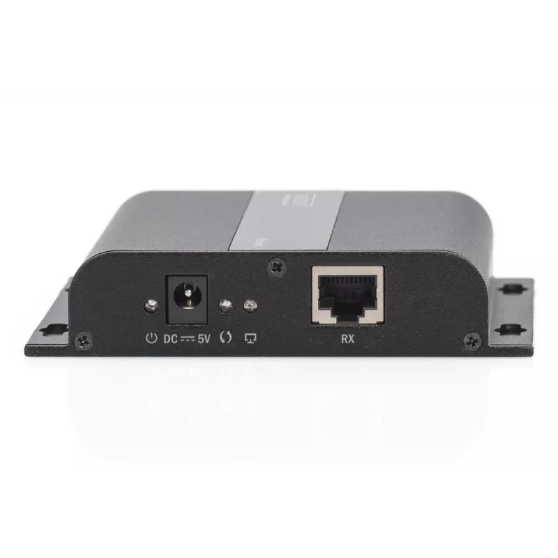DIGITUS HDMI-pikendaja 4K üle IP, vastuvõtjaplokk võrgukaabli kaudu (CAT 5/5e/6/7), 4K2K/30Hz, must