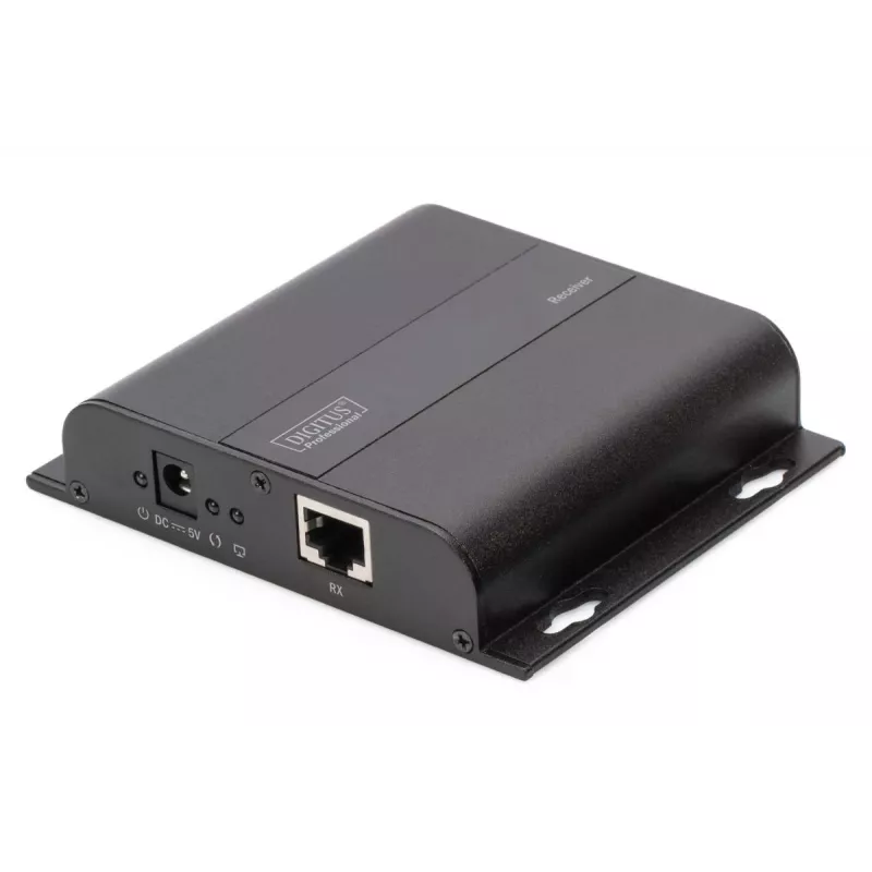 DIGITUS HDMI-pikendaja 4K üle IP, vastuvõtjaplokk võrgukaabli kaudu (CAT 5/5e/6/7), 4K2K/30Hz, must