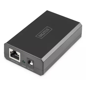 DIGITUS Gigabit Ethernet PoE jaotur 802.3af/at/bt Väljund: 12V/4.25A 24V/2.125A 51W