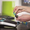DYMO LabelManager 420P suure jõudlusega laetav kaasaskantav etiketimasina komplekt | ABC-klaviatuur koos 4 D1 etiketirulliga ja kandekotiga