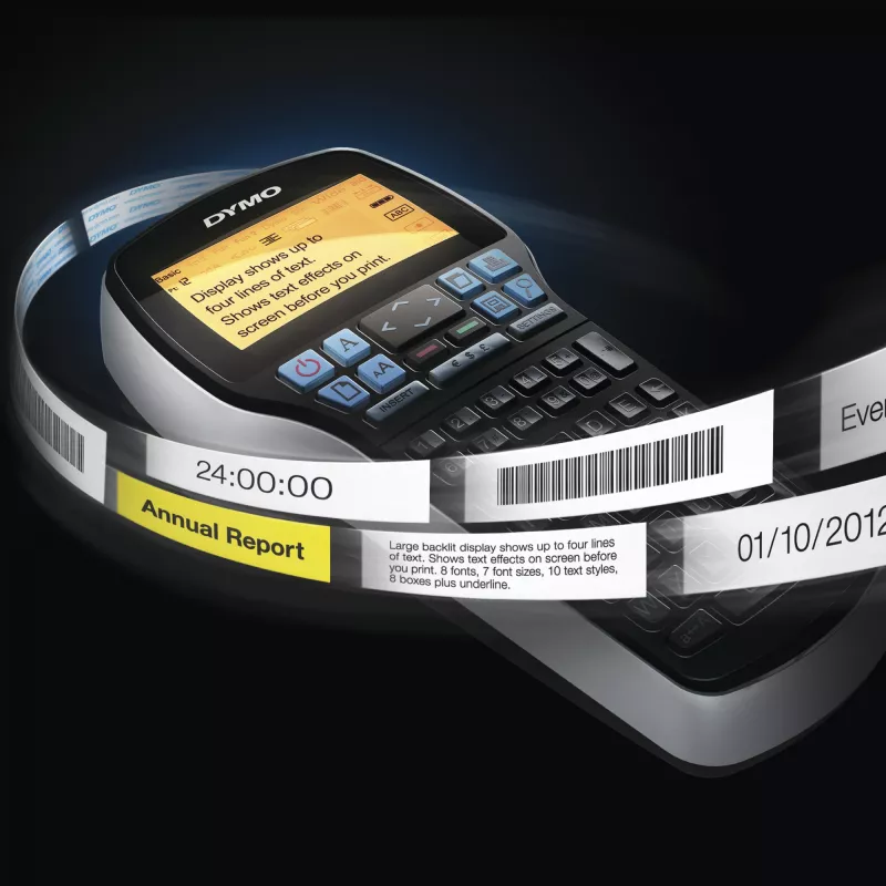 DYMO LabelManager 420P sildimasin | Suure jõudlusega laetav kaasaskantav sildiprinter | Arvutiühendus | Vöötkoodide, logode ja graafika printimine