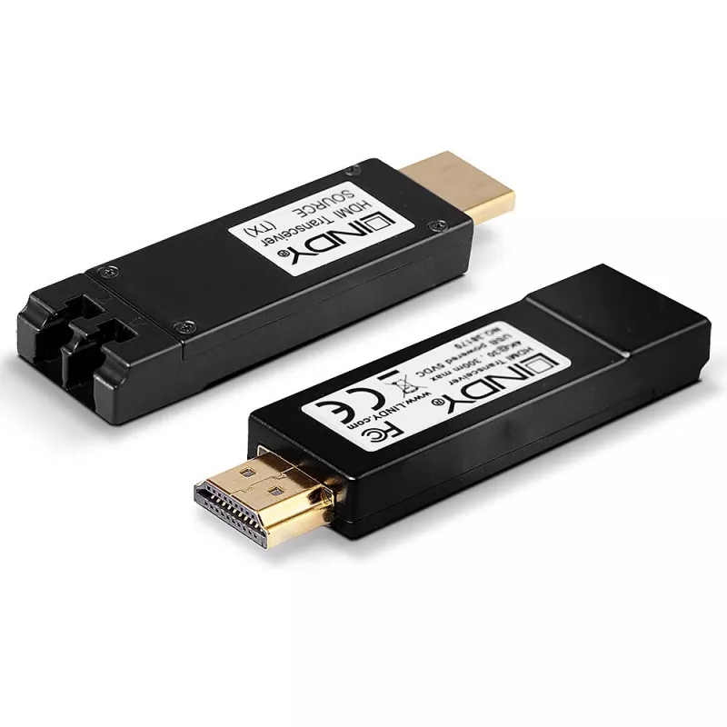 AV-saatja ja -vastuvõtja Lindy 300m fiiberoptiline HDMI 4K30 pikendaja