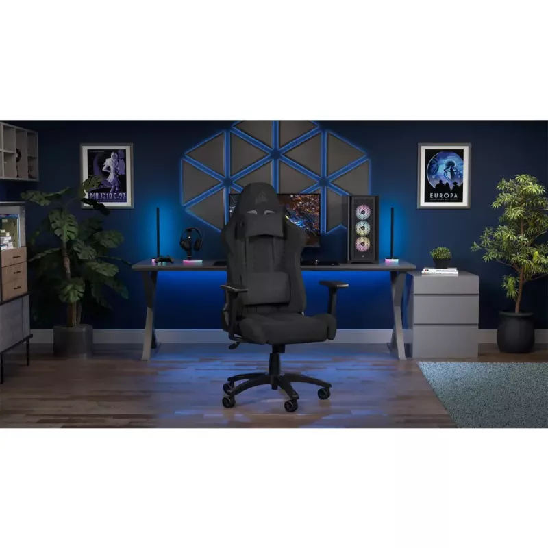 Polsterdatud iste mängutool Corsair TC100