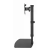 Monitor desk stand GEMBIRD MS-D1ST-02 — height-adjustable full-motion for 17–32 inch screens, max 8 kg, VESA 75x75–100x100, Must