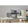 Monitor desk stand GEMBIRD MS-D1ST-02 — height-adjustable full-motion for 17–32 inch screens, max 8 kg, VESA 75x75–100x100, Must