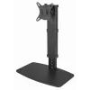 Monitor desk stand GEMBIRD MS-D1ST-02 — height-adjustable full-motion for 17–32 inch screens, max 8 kg, VESA 75x75–100x100, Must