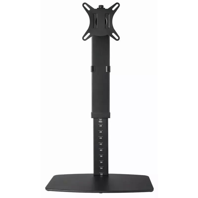 Monitor desk stand GEMBIRD MS-D1ST-02 — height-adjustable full-motion for 17–32 inch screens, max 8 kg, VESA 75x75–100x100, Must