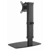 Monitor desk stand GEMBIRD MS-D1ST-02 — height-adjustable full-motion for 17–32 inch screens, max 8 kg, VESA 75x75–100x100, Must