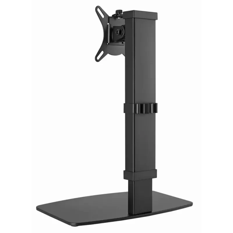 Monitor desk stand GEMBIRD MS-D1ST-02 — height-adjustable full-motion for 17–32 inch screens, max 8 kg, VESA 75x75–100x100, Must