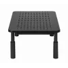 Monitorialus GEMBIRD MS-TABLE-D-01 — kõrgusega reguleeritav lauatõstuk 1 sahtliga, teras, 140 mm kõrgus, toetab 1 ekraani, 20 kg kandevõime