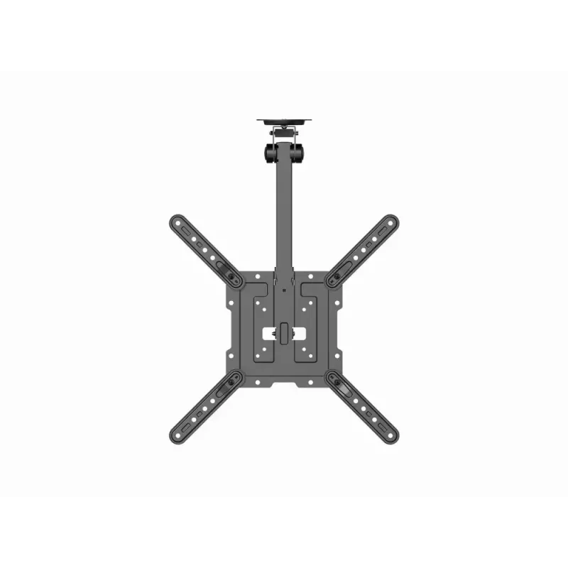 Laekinnitusega TV kinnitus GEMBIRD CM-55ST-01 — täisliigutusega laekinnitus 23–55-tollistele (75x75–400x400 VESA), max 20 kg, must