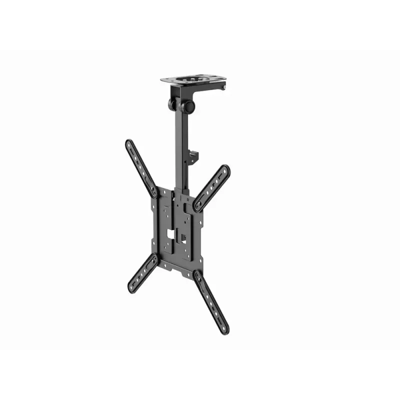 Laekinnitusega TV kinnitus GEMBIRD CM-55ST-01 — täisliigutusega laekinnitus 23–55-tollistele (75x75–400x400 VESA), max 20 kg, must
