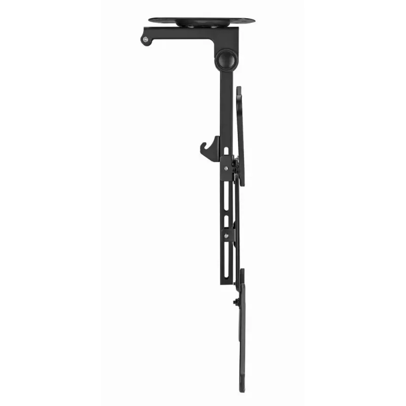 Laekinnitusega TV kinnitus GEMBIRD CM-55ST-01 — täisliigutusega laekinnitus 23–55-tollistele (75x75–400x400 VESA), max 20 kg, must