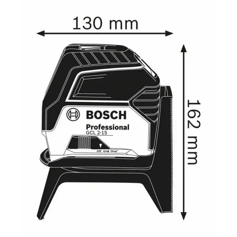 Bosch GCL 2-15 joon-/punktlaser 15 m 650 nm (