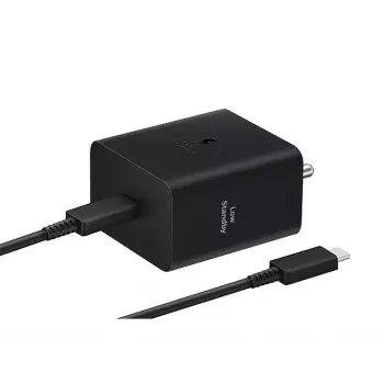 Sein laadija Samsung EP-T4511 45W USB‑C PD 3.0, 100–240V, must, nutitelefonile ja tahvelarvutile