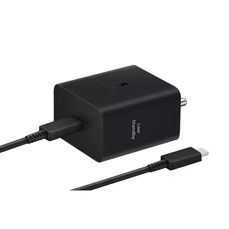 Sein laadija Samsung EP-T4511 45W USB‑C PD 3.0, 100–240V, must, nutitelefonile ja tahvelarvutile