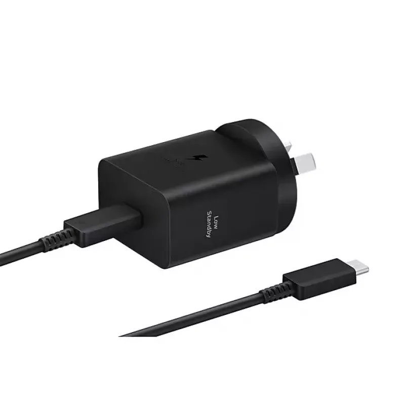Sein laadija Samsung EP-T4511 45W USB‑C PD 3.0, 100–240V, must, nutitelefonile ja tahvelarvutile