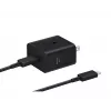 Sein laadija Samsung EP-T4511 45W USB‑C PD 3.0, 100–240V, must, nutitelefonile ja tahvelarvutile