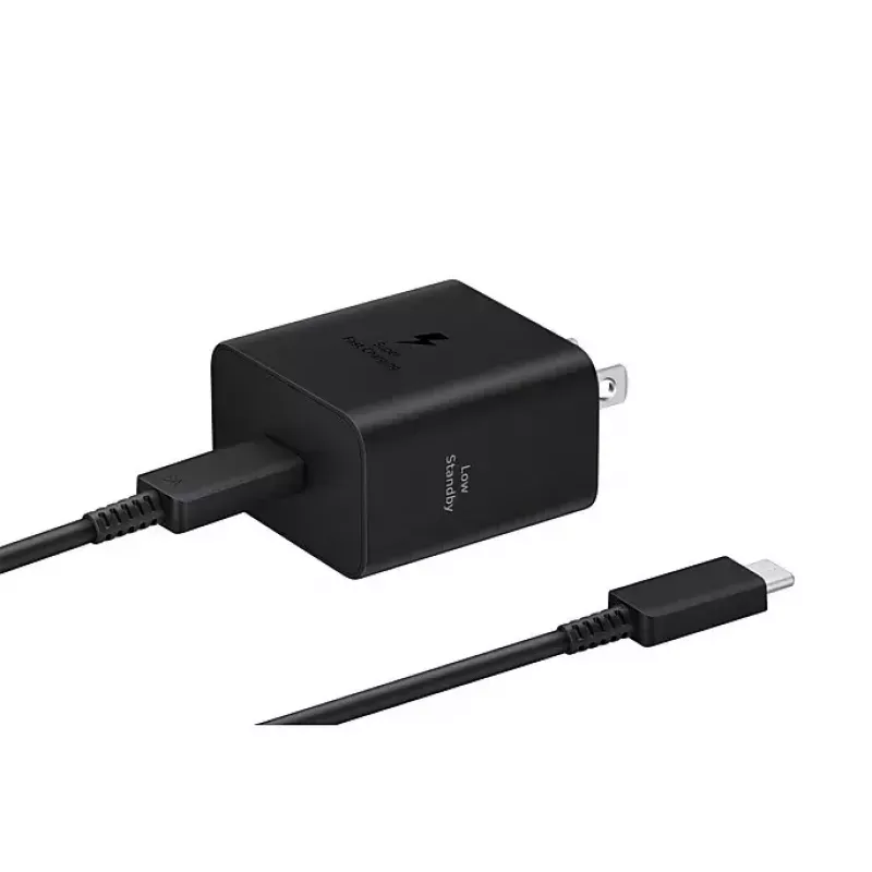 Sein laadija Samsung EP-T4511 45W USB‑C PD 3.0, 100–240V, must, nutitelefonile ja tahvelarvutile