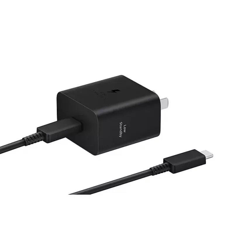 Sein laadija Samsung EP-T4511 45W USB‑C PD 3.0, 100–240V, must, nutitelefonile ja tahvelarvutile
