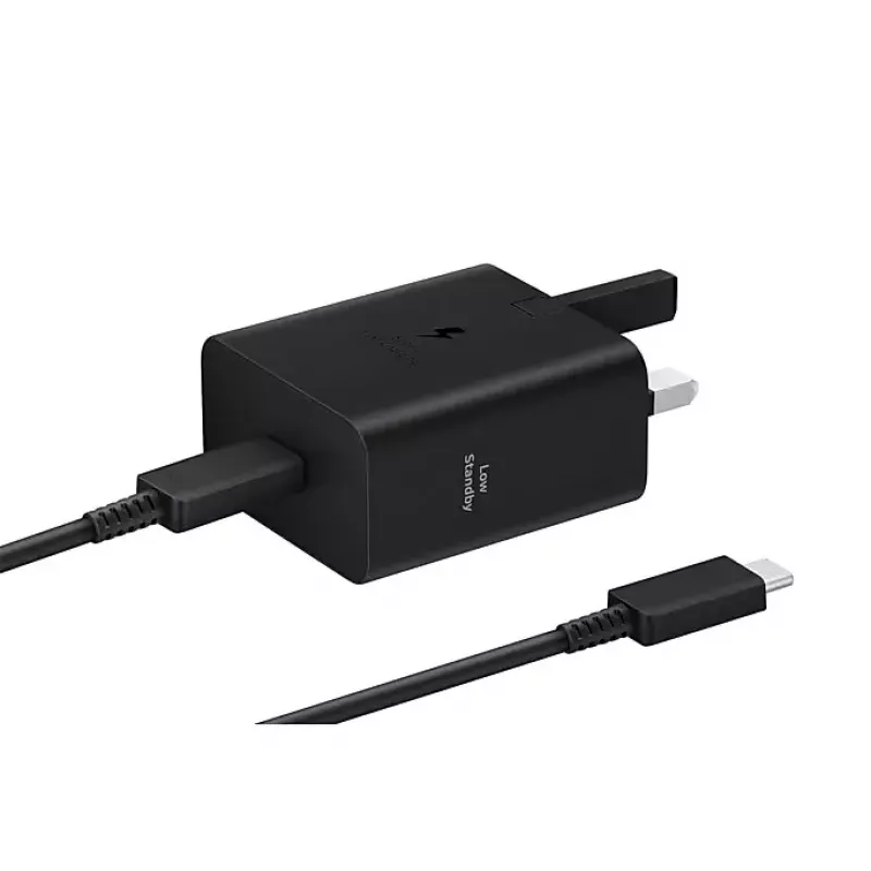 Sein laadija Samsung EP-T4511 45W USB‑C PD 3.0, 100–240V, must, nutitelefonile ja tahvelarvutile