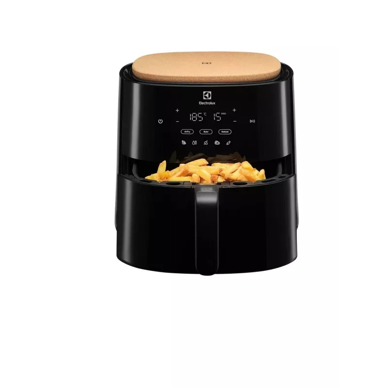 Kuumaõhufritüür Electrolux EAF5B — 5 L, 1500 W, kuni 200 °C, 8 programmi, puutetundlik juhtimine, LED-ekraan