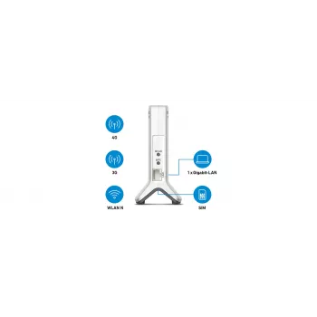 Box 6820 LTE Ühe sagedusribaga (2,4 GHz) Wi-Fi 4 (802.11n) Valge 1 4G Sisemine