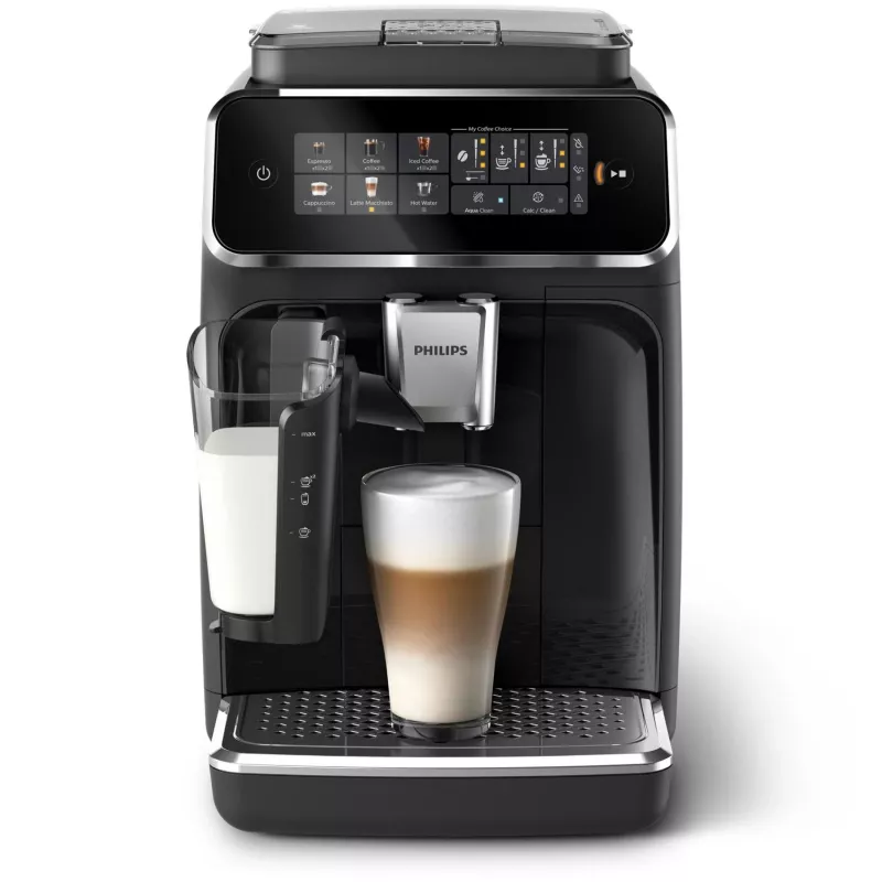 Espressomasin Philips EP3341/50 täisautomaatne, 1,8 L veepaak, 275 g oanõu, 0,26 L piimapaak, 15 baari, keraamiline veski