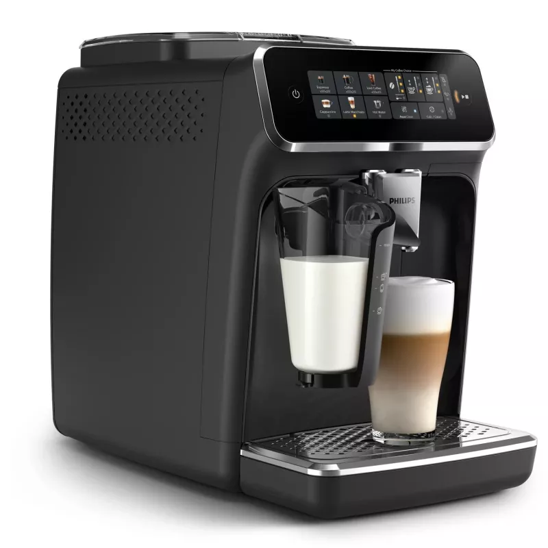 Espressomasin Philips EP3341/50 täisautomaatne, 1,8 L veepaak, 275 g oanõu, 0,26 L piimapaak, 15 baari, keraamiline veski